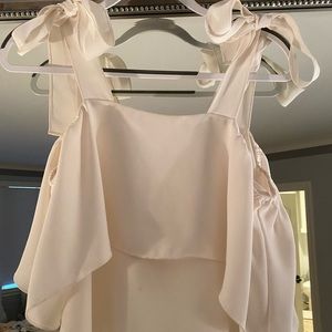 Amanda Uprichard blouse with ties